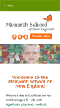 Mobile Screenshot of monarchschoolne.org