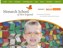 Tablet Screenshot of monarchschoolne.org